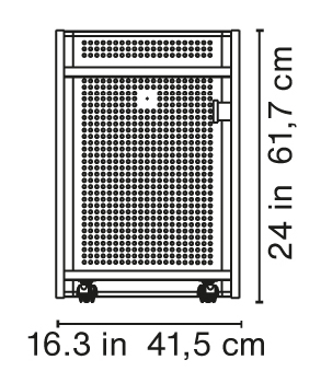 Diagonal Cue Rack Dimensions