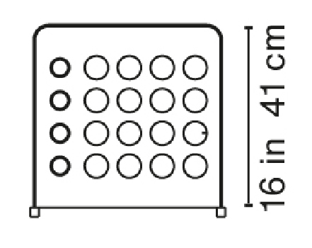 Diagonal Cue Rack Dimensions