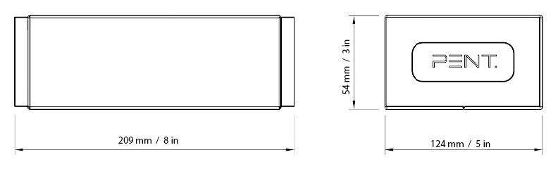 KOHA Yoga Block Dimensions