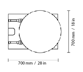 LINA Battle Rope Set Dimensions