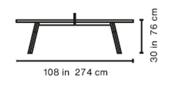 Standard Indoor Ping Pong Table Dimensions