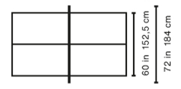 Standard Indoor Ping Pong Table Dimensions