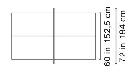 Stationary Outdoor Ping Pong Table Dimensions